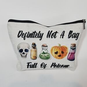 "Definitely Not A Bag Full Of Poisons" Cosmetic Bag